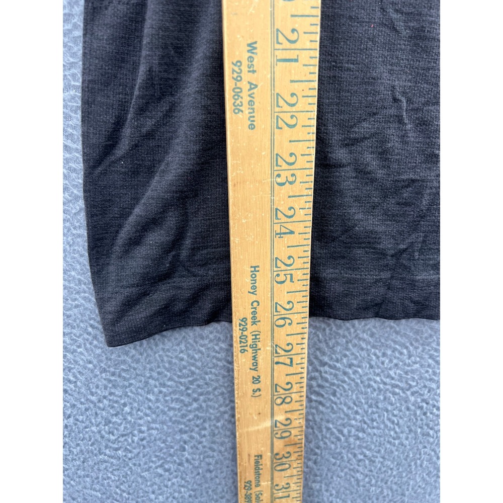 Lululemon Swiftly Tech Short Sleeve Crew Athletic Shirt Black Gray Women Size 4 - Picture 4 of 8